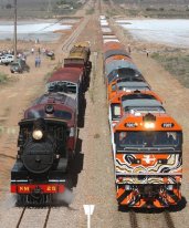 Special events &raquo; 2004 - First freight to Darwin