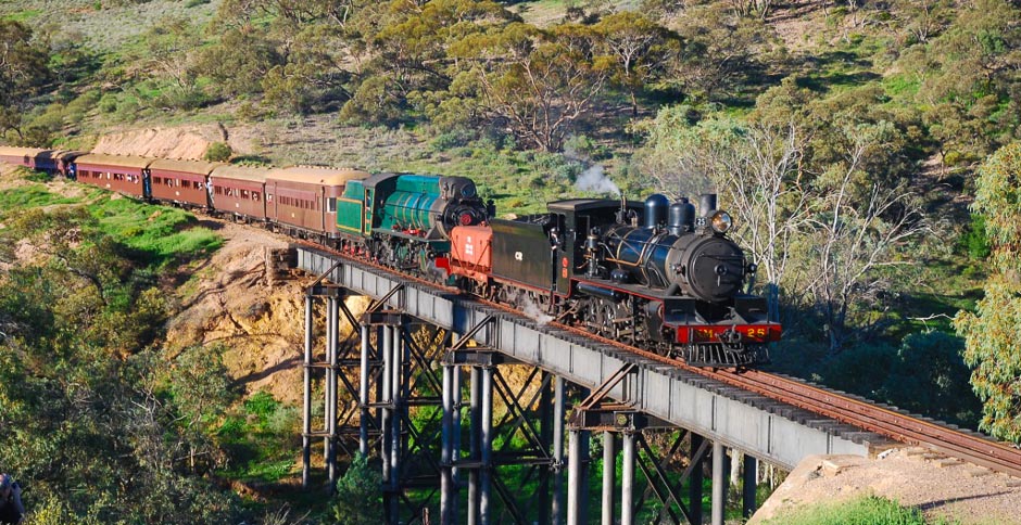 NM25 and W916 on Woolshed Flat bridge - 40th anniversary