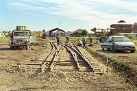 Triple-gauge turnout constructed by PRRPS (Photo: Andrew Thompson)
